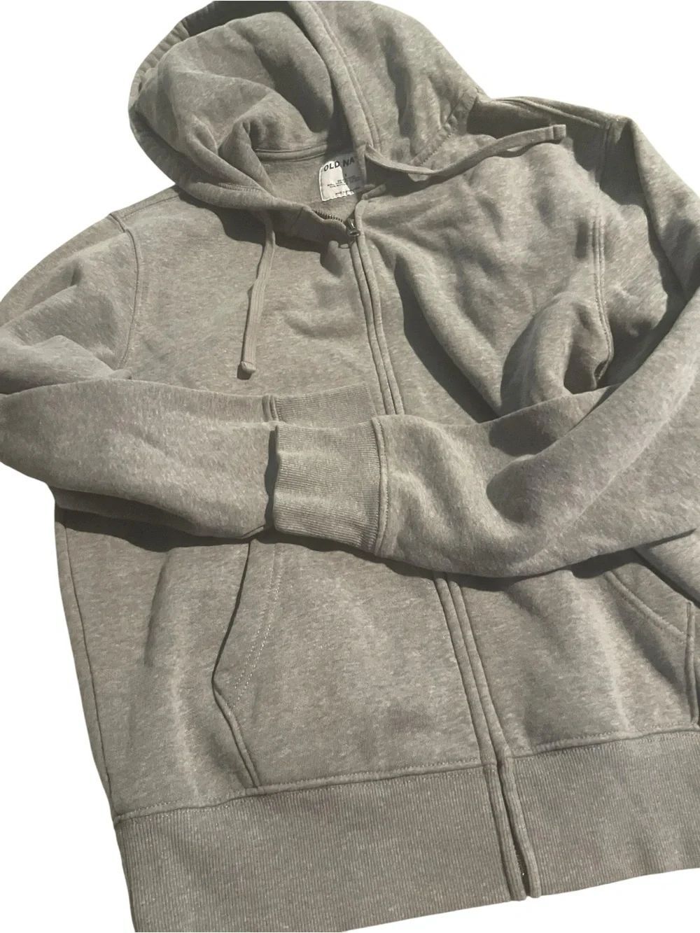 Old Navy Gray Full-Zip Hoodie Jacket